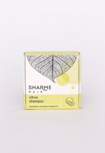 Натуральный твердый шампунь Sharme Hair Citrus (Цитрус)